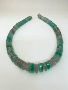 Ready to string into a necklace Afghan tourmaline beads