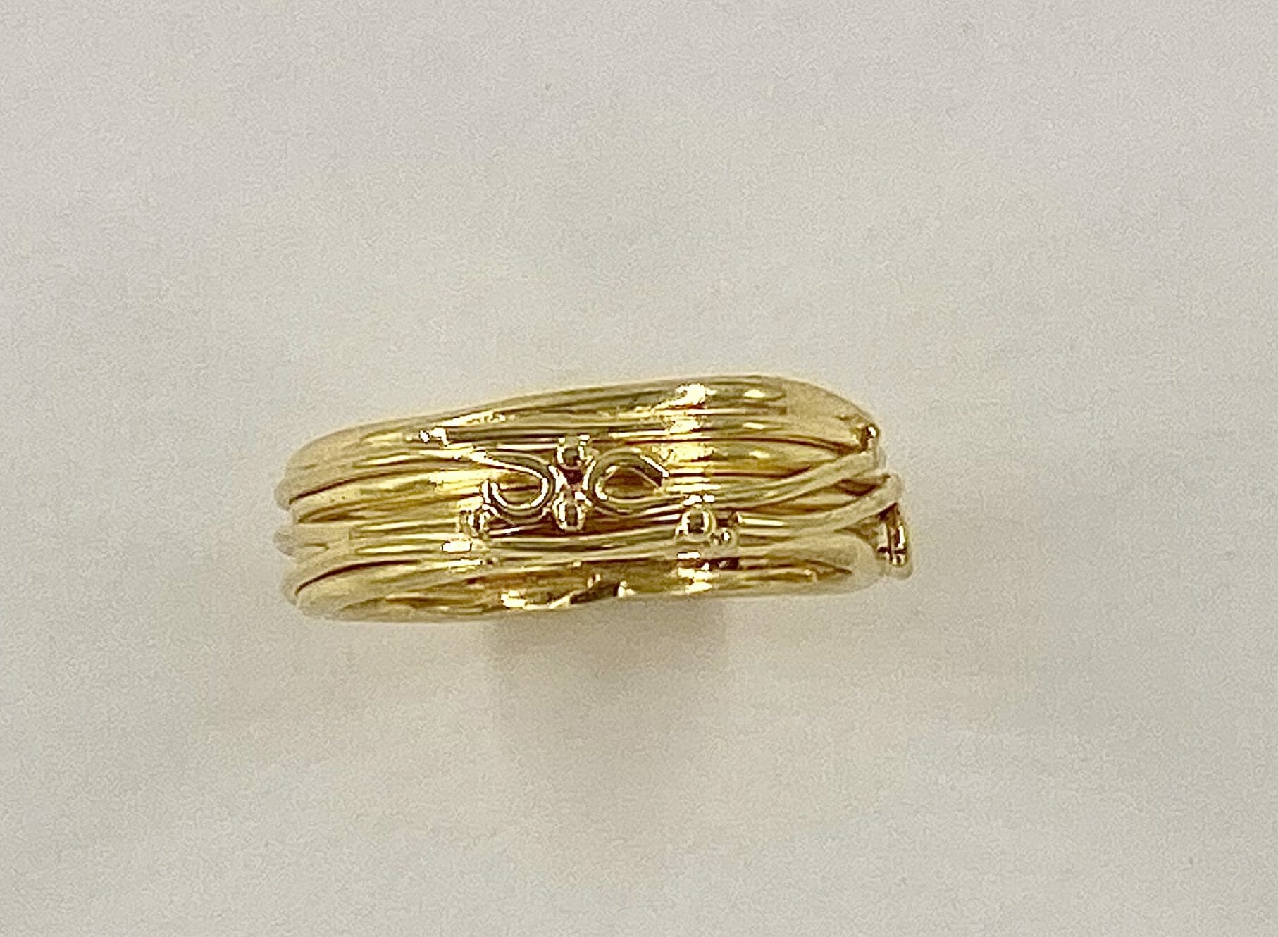Looping Wire & Twigs Wedding Band - Spirer Jewelers