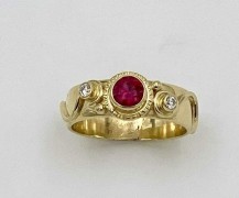 Ruby and Diamond Ring Ruby and Diamond Ring