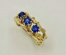 Three Sapphire Ring Three Sapphire Ring