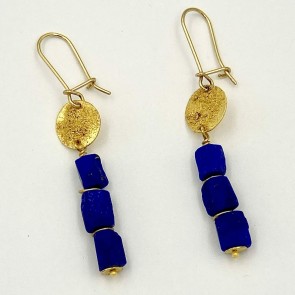 lapis earrings)