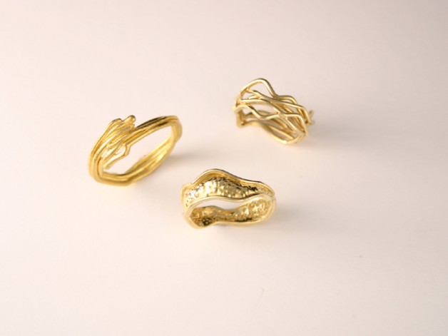 18k yellow gold and 22k yellow gold wedding bands available in Boston at Daniel R. Spirer Jewelers