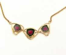 Watermelon Tourmaline Necklace