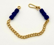 22k Gold and Lapis Chunk Bracelet 22k Gold and Lapis Chunk Bracelet