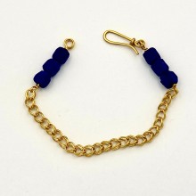 Lapis and 22k Gold Bracelet