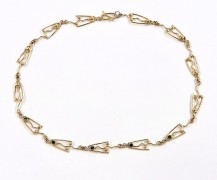 Baby Comet Necklace with Montana Sapphires