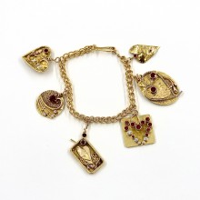 Hearts Charm Bracelet