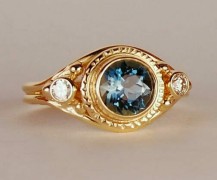 Sapphire and Diamond Ring Sapphire and Diamond Ring