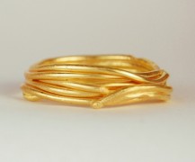 22k Gold Granulated Ring